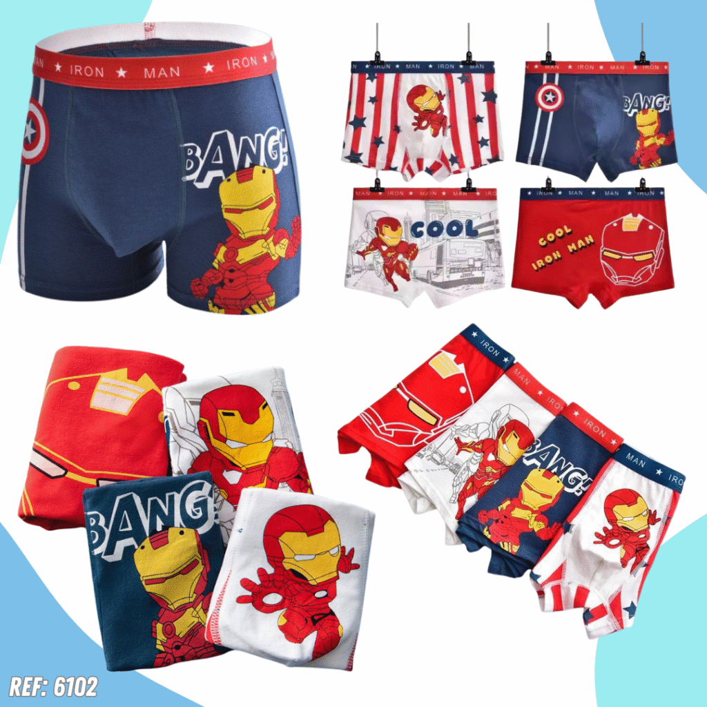 Boxer Niño x 4 und ref: 6102