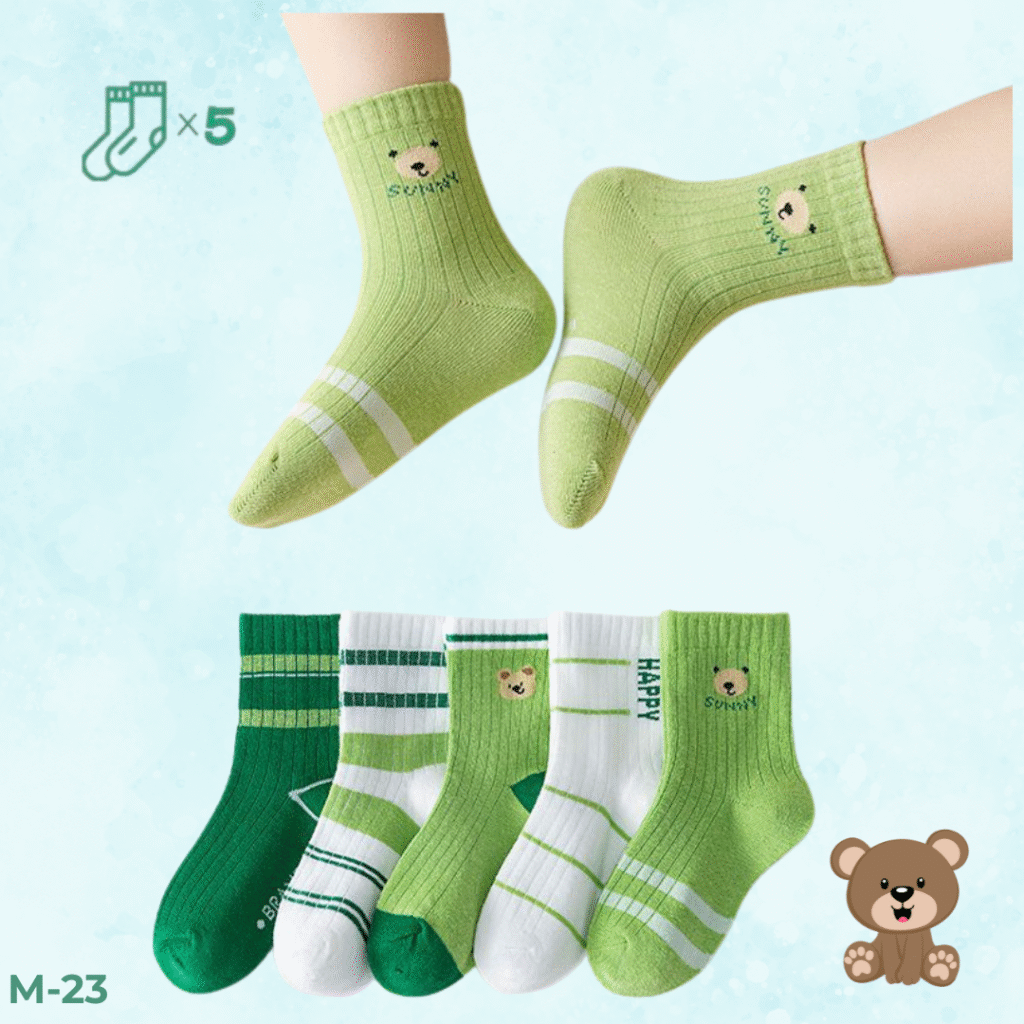 Medias Niño x 5 Pares ref: M-23