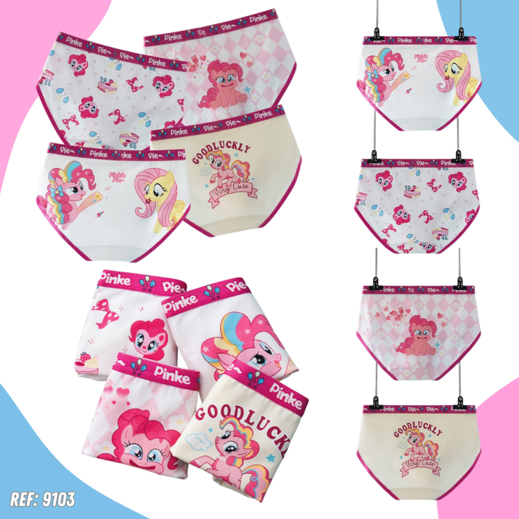 Bóxer Niña x 4 und ref: 9103