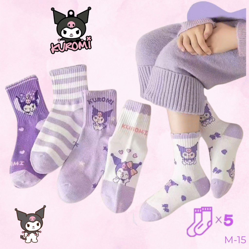 Medias Niña x 5 Pares ref: M-15