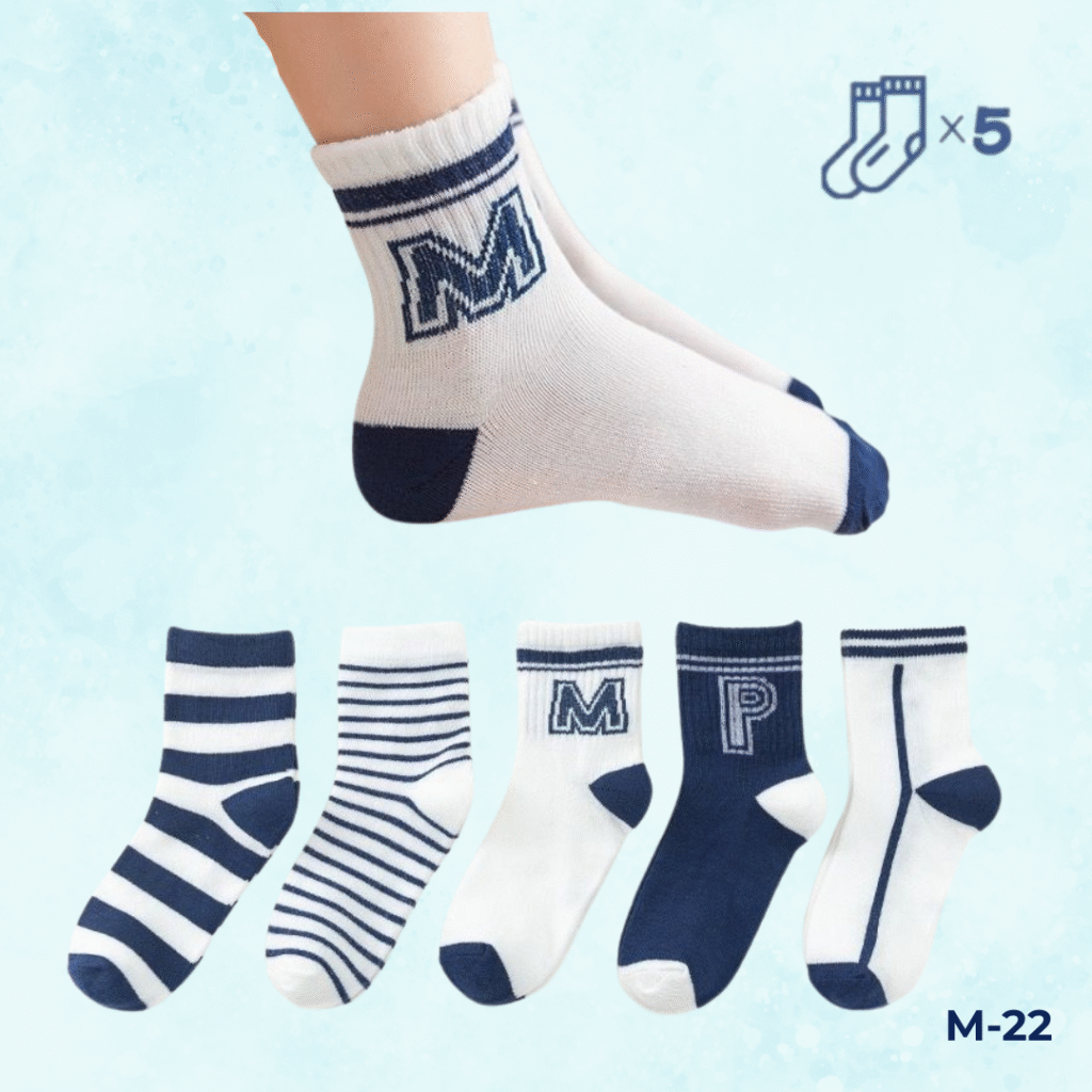 Medias Niños x 5 Pares ref: M-22