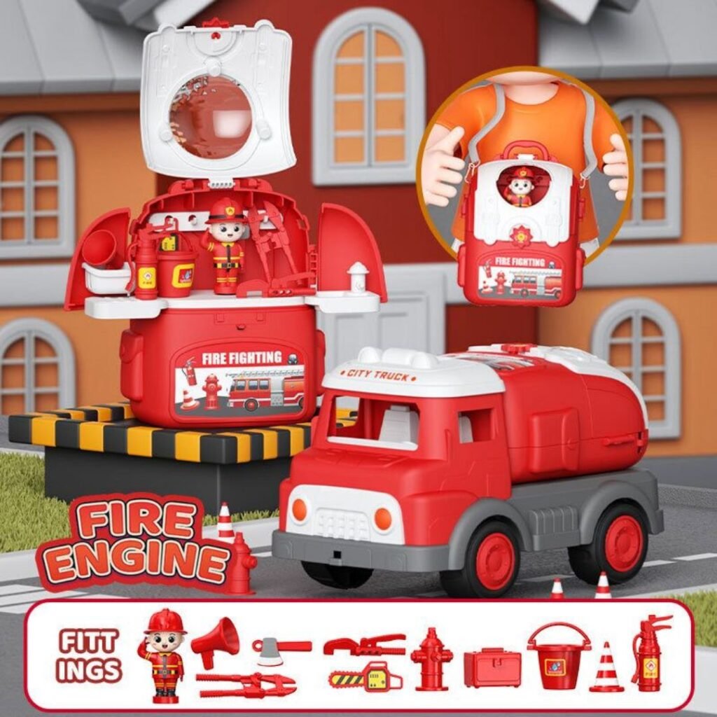 Carro Mochila Bombero - Caja