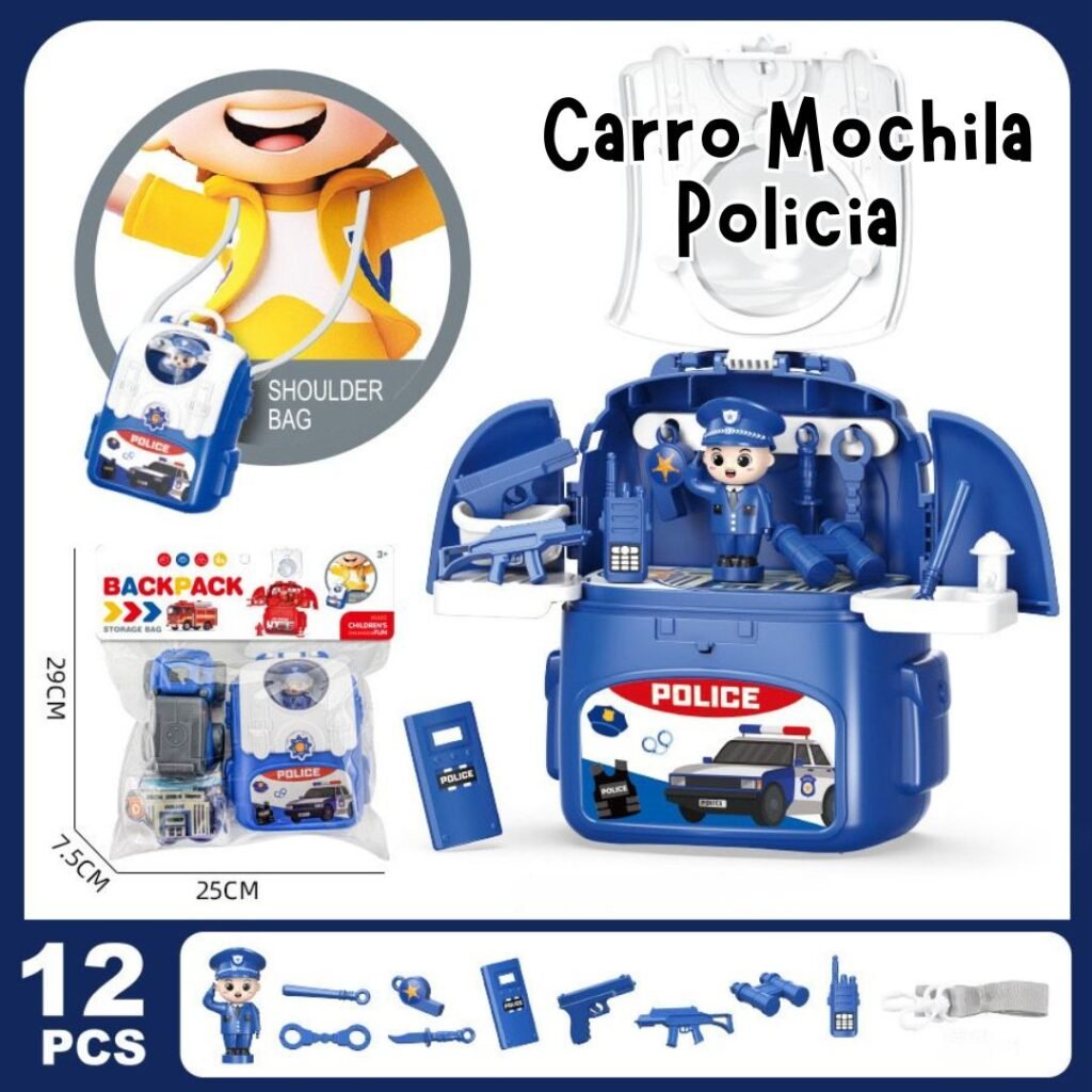 Carro Mochila Policía