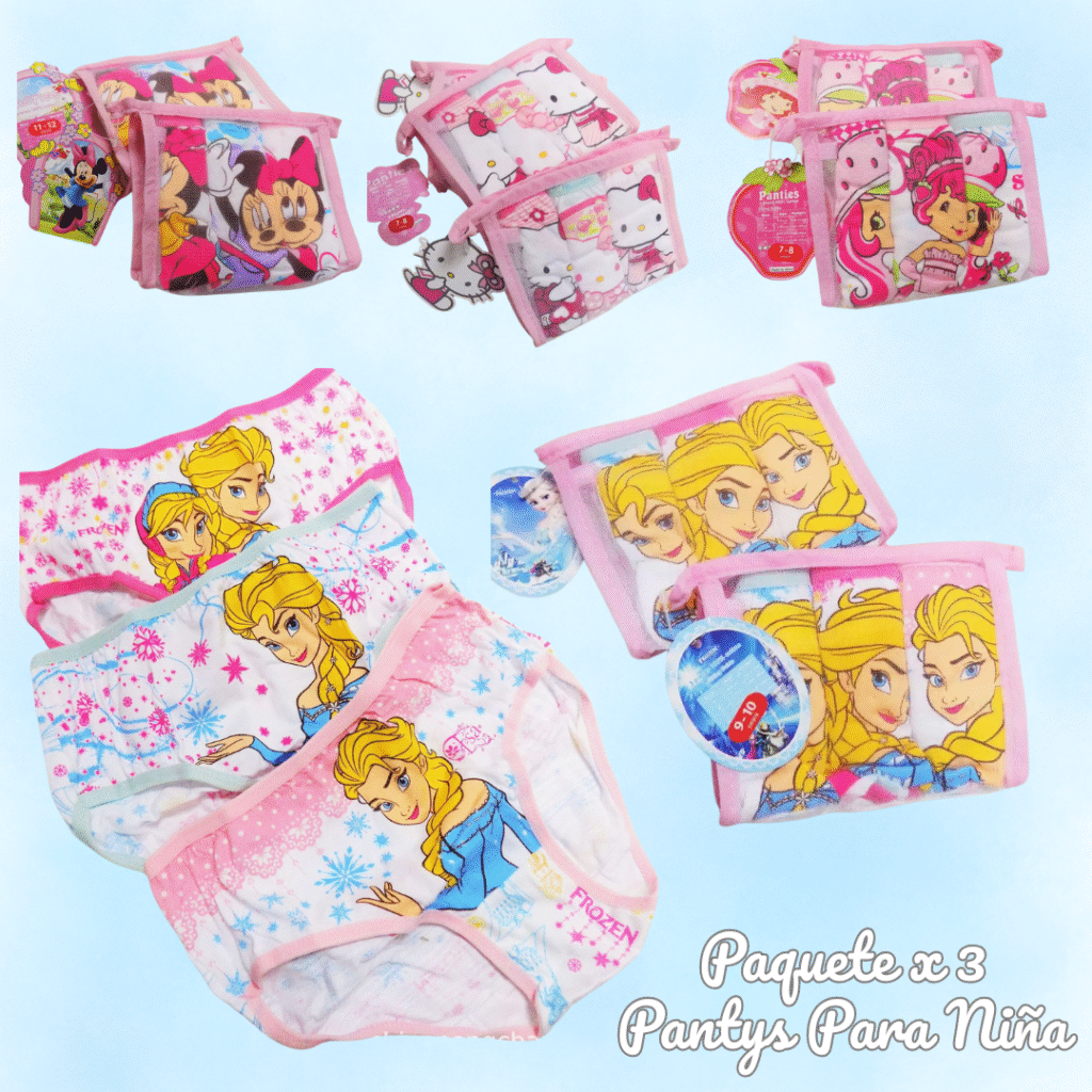 Paquete x 3 Pantys Para Niña