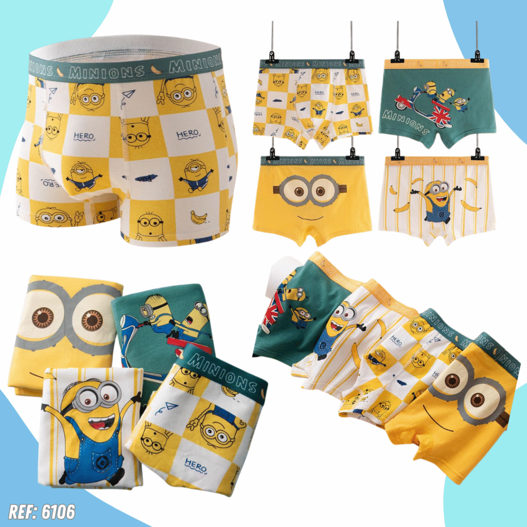 Bóxer Para Niño x 4 und ref: 6106