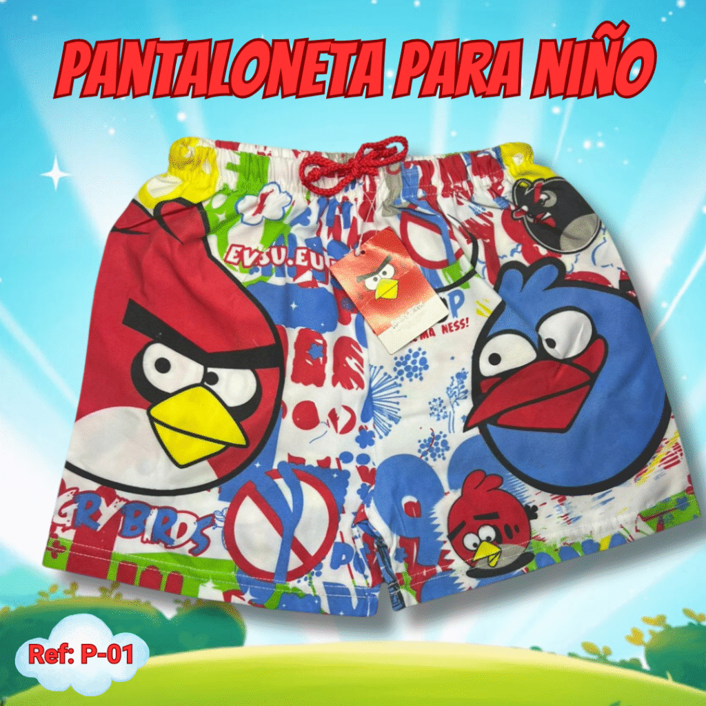 Pantaloneta para niño ref: P-01