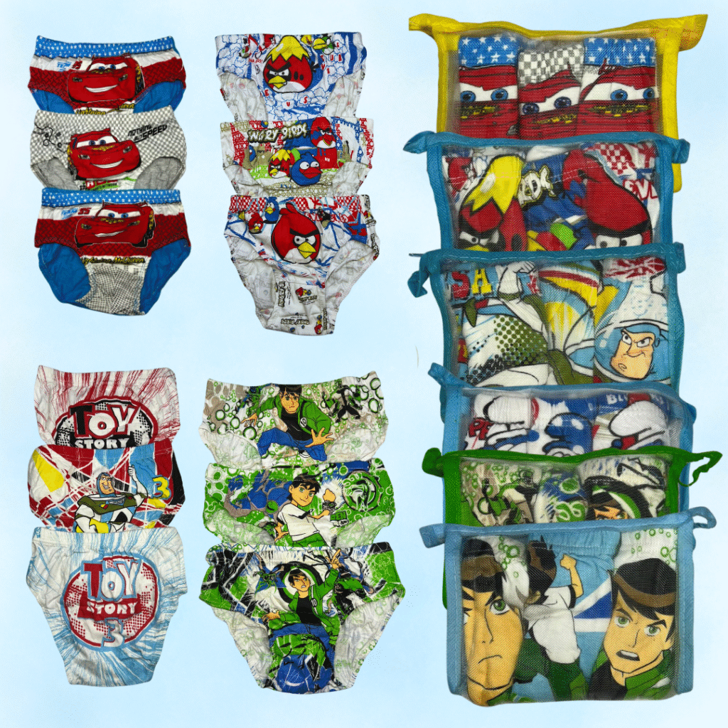 Paquete x 3 interiores para niño