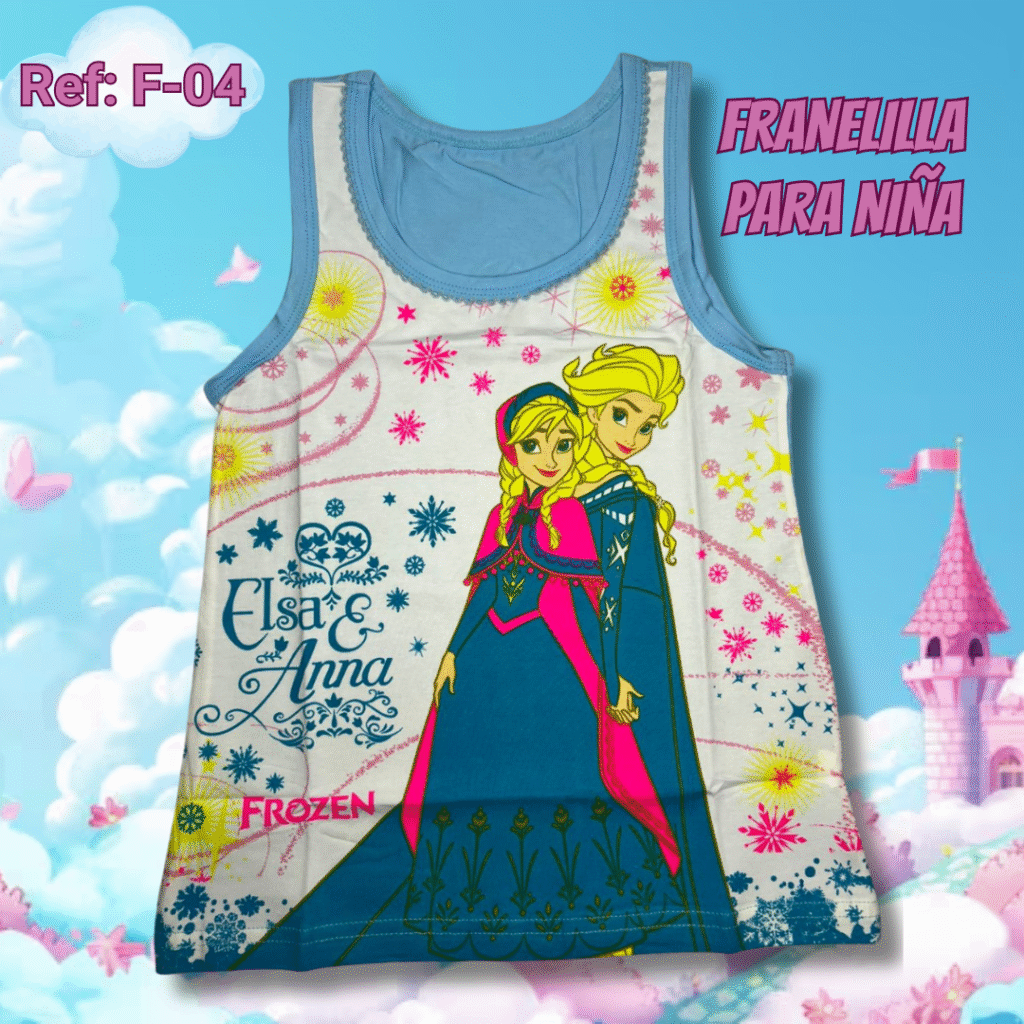 Franelilla para niña ref: F-04