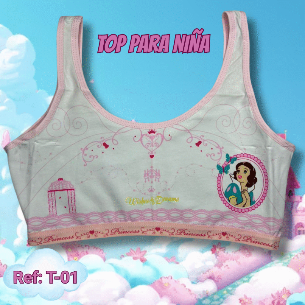 Top para niñas ref: T-01